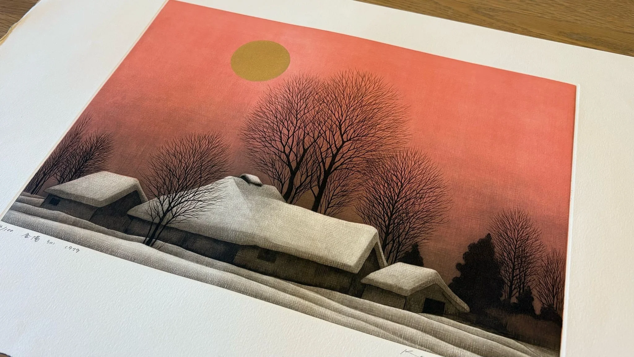 絵画 REVERIE 150-5 Evening Cool on Sumida - Eijiro Kobayashi - Japanese Prints